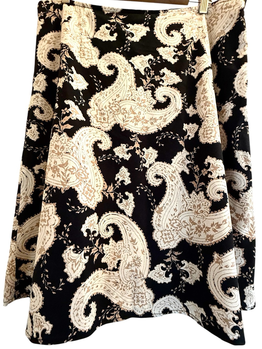 Cotton Paisley pattern skirt XL